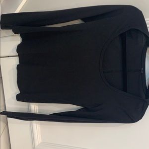 Lululemon long sleeved black shirt.